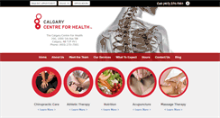 Desktop Screenshot of calgary.spine.ca
