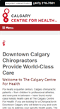 Mobile Screenshot of calgary.spine.ca